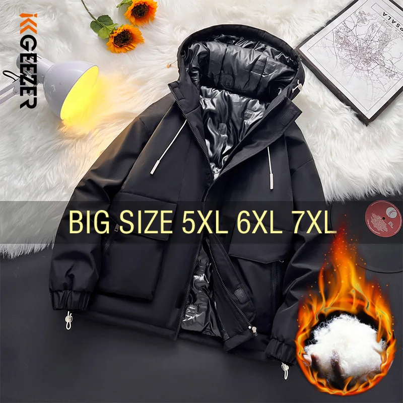 Men Winter Casual Warm Thick Waterproof Jacket - Coat Men New Autumn Outwear Windproof (TM4)(F100)
