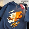 Uzumak.i - Naru.to Naruto -ナルト T-Shirt Women'S Shoulder Drop Normcore T-Shirt Aesthetic Sports Tshirt Home Graphic Short Sleeved 1