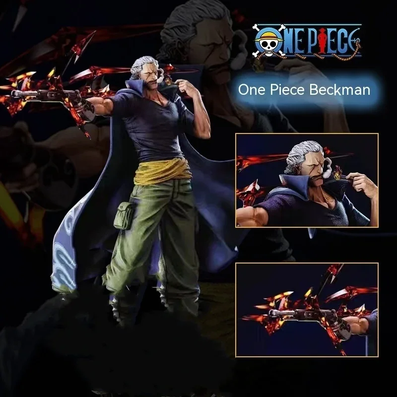

25cm One Piece Benn Beckman Red Hair Pirates Pvc Action Figure Beckman One Piece Ornamen Model Collection Toys Bithday Doll Gifs