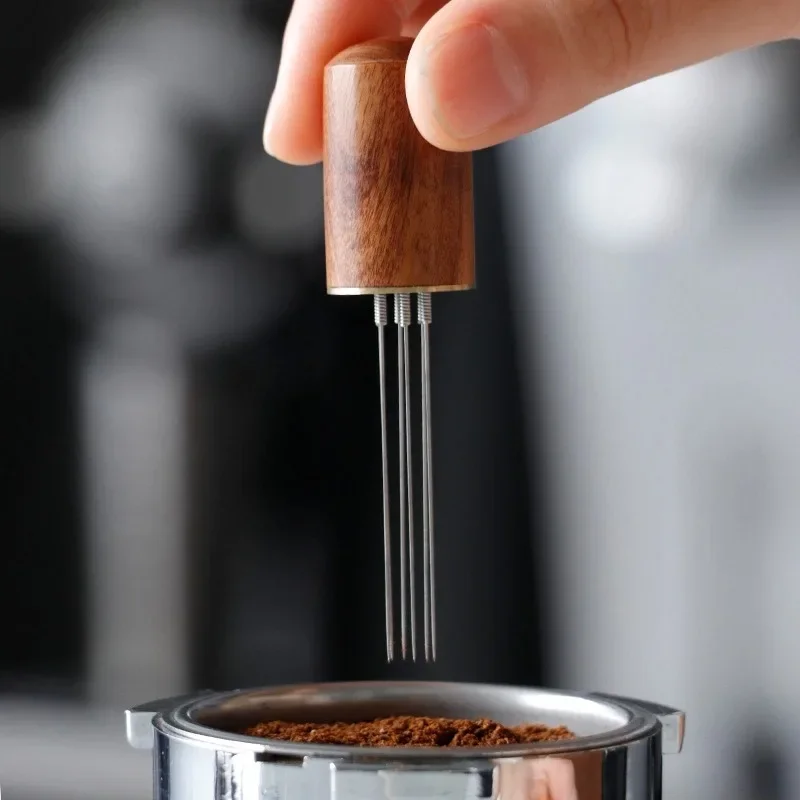 Stainless Steel Coffee Powder Tamper Espresso Powder Stirrer Distributor Leveler WDT Tools Cafe Barista Accessories