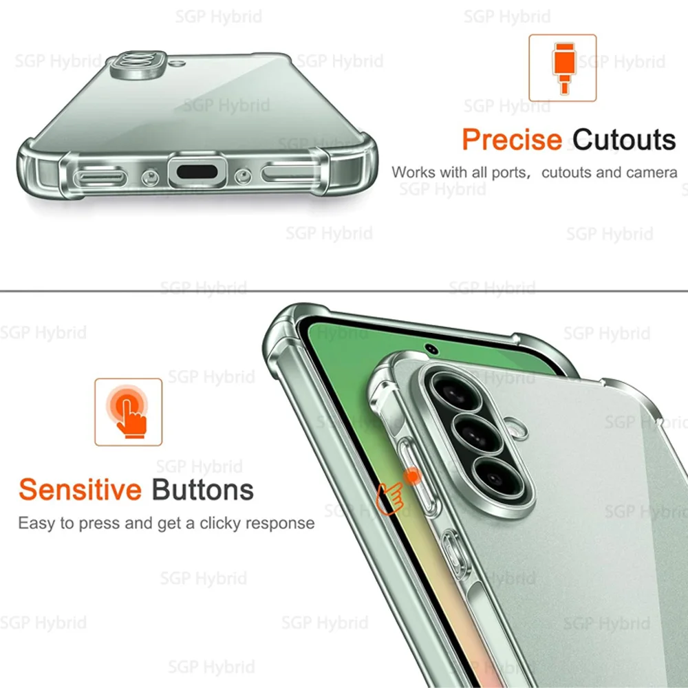 Durable Shockproof Soft Phone Case with Clear Airbag Protection