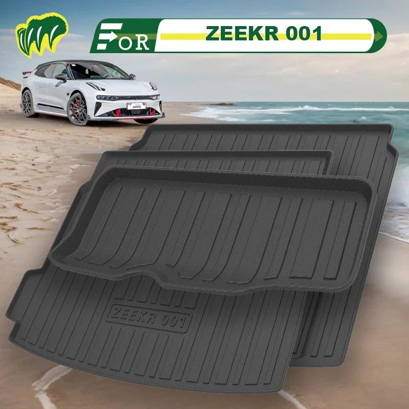 

For ZEEKR 001 2022 2021-2023 Custom Fit Car Trunk Mat All Season Cargo Mat 3D Shaped Laser Measured Trunk Liners