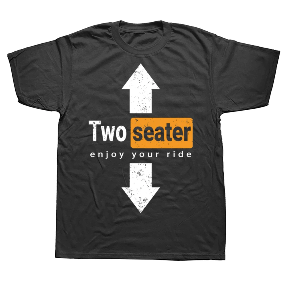 Zwei Sitzer Lustige Erwachsene Humor Papa Witz T Shirts Grafik Baumwolle Streetwear Kurzarm Geschenke Sommer Zwei-Sitzer T-shirt männer