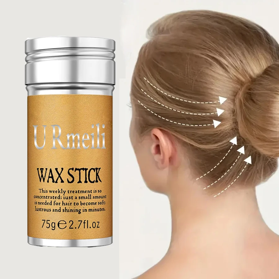 Hair Wax Stick Slick Stick for Hair Non-greasy Styling Pomade Stick for Flyaways Edge Frizz