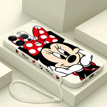 Disney Mickey Minnie Mouse Phone Case for Apple iPhone SE 16 15 Plus 13 Pro 12 Mini 14ProMax XS Max 11 8 7 XR Silicone Cover