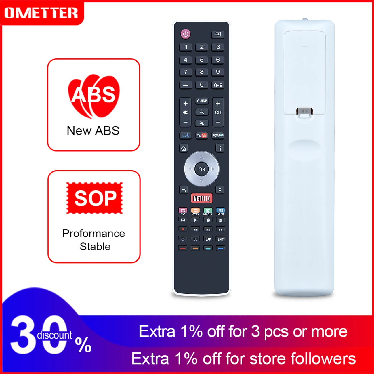Remote Control for Hisense TV Controller EN 33927a EN2h27hs