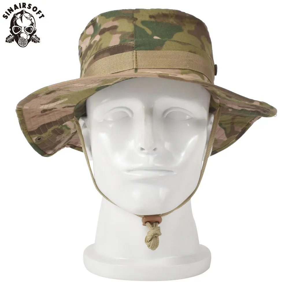 SINAIRSOFT Summer Tactical Bonnie Hunting Hat Camouflage Outdoor sports Mountaineering Cap Men Nylon Fishing camping LY1203
