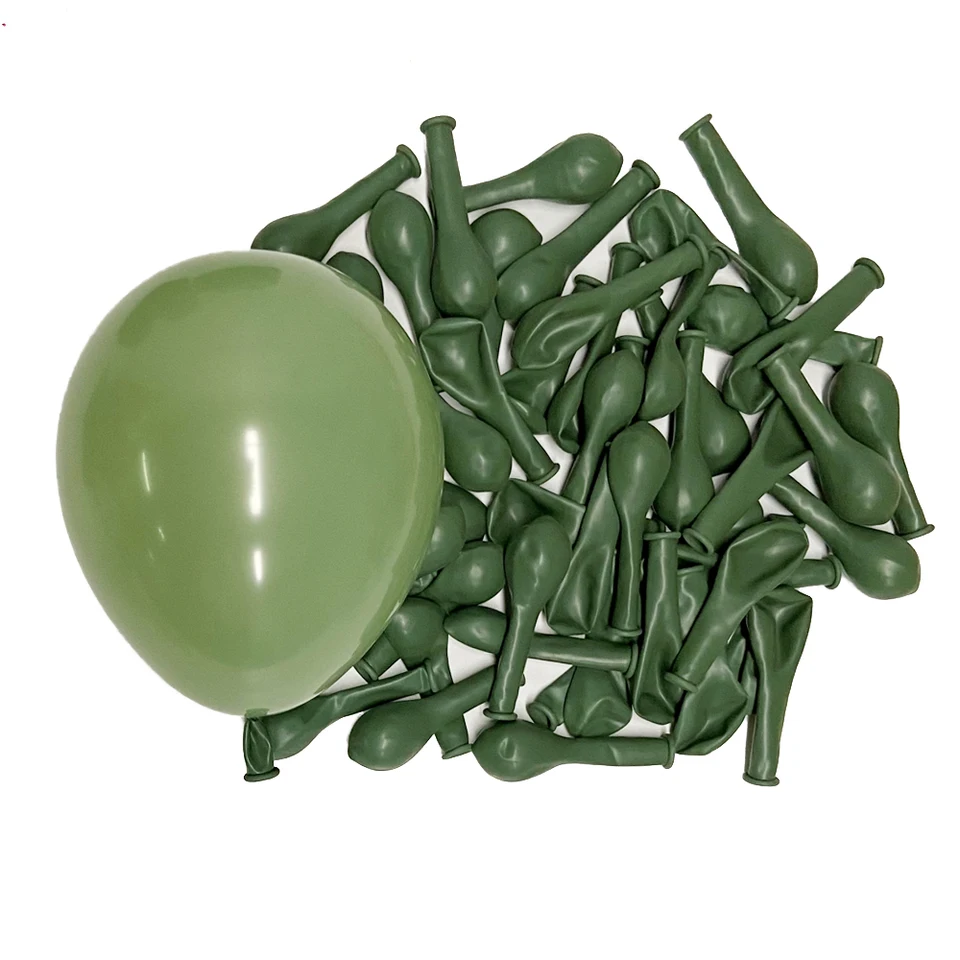 120pcs Jungle Ballon Boog Natuurlijk Zand Groen Bos Ballonnen Bos Baby Douche Safari Verjaardag Geslacht Onthullen Wild One Feestartikelen - België