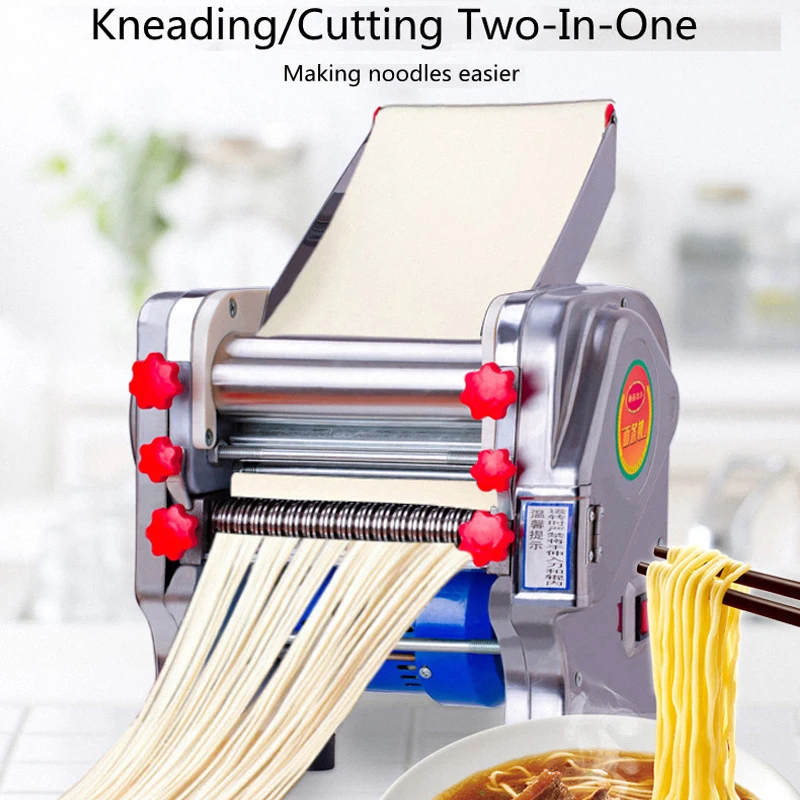 

Electric Dough Sheeter For Household/Commercial Stainless Steel Noodle Maker Dough Roller Presser Machine