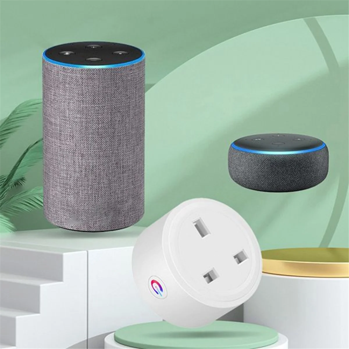 Hot sale 4 Pcs Tuya Zigbee Smart Socket 16A Home Powers Monitor Powers Outlet Smart Life Voice Control Alexa Timing DIY UK Plug