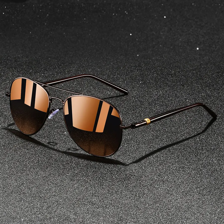 Gafas de sol con montura metálica Vintage para hombre y mujer