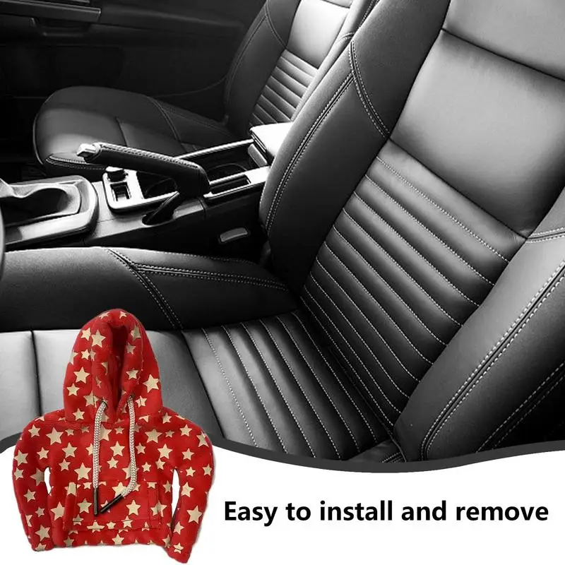 1pcs Funny Gear Shift Knob Hoodie Sweatshirt, Universal Shifter Knob Hoodie  Cover Car Interior, Keeps Your Shifter Toasty - AliExpress