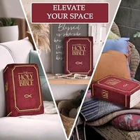 Cute Bible Shape Plush Memory Foam Soft Pillow 33*22cm Home Decoration Birthday Gift 1