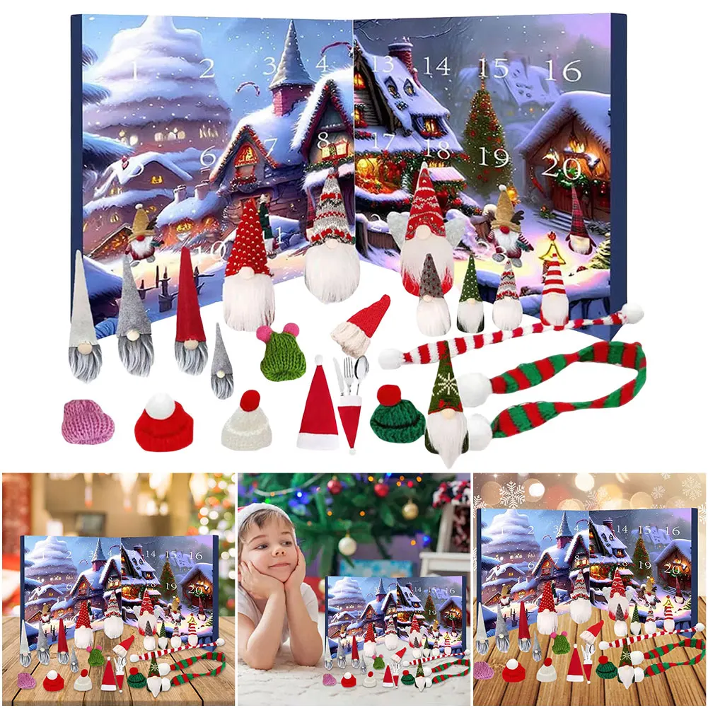 Christmas Gnome Holidays Advent Calendar Christmas Advent Calendar with Surprise Toys Countdown for Kids