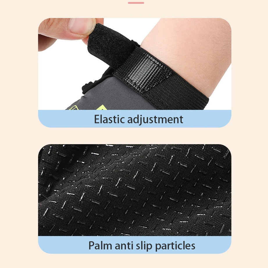 Children Diving Sunscreen Gloves Silicone Anti Slip Sweatband Boys and Girls mtb Bicycle Cycling Full Finger Surfing Gloves 3