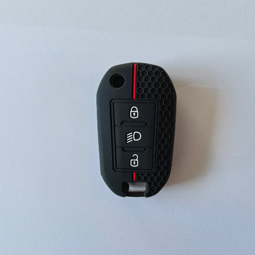 Key Case Cover Silicone Key Cover Car Key Case For Citroen C5 C3 C4 C8 Berlingo For Peugeot Partner Rifter 208 308 508 407 2008 3008 Expert
