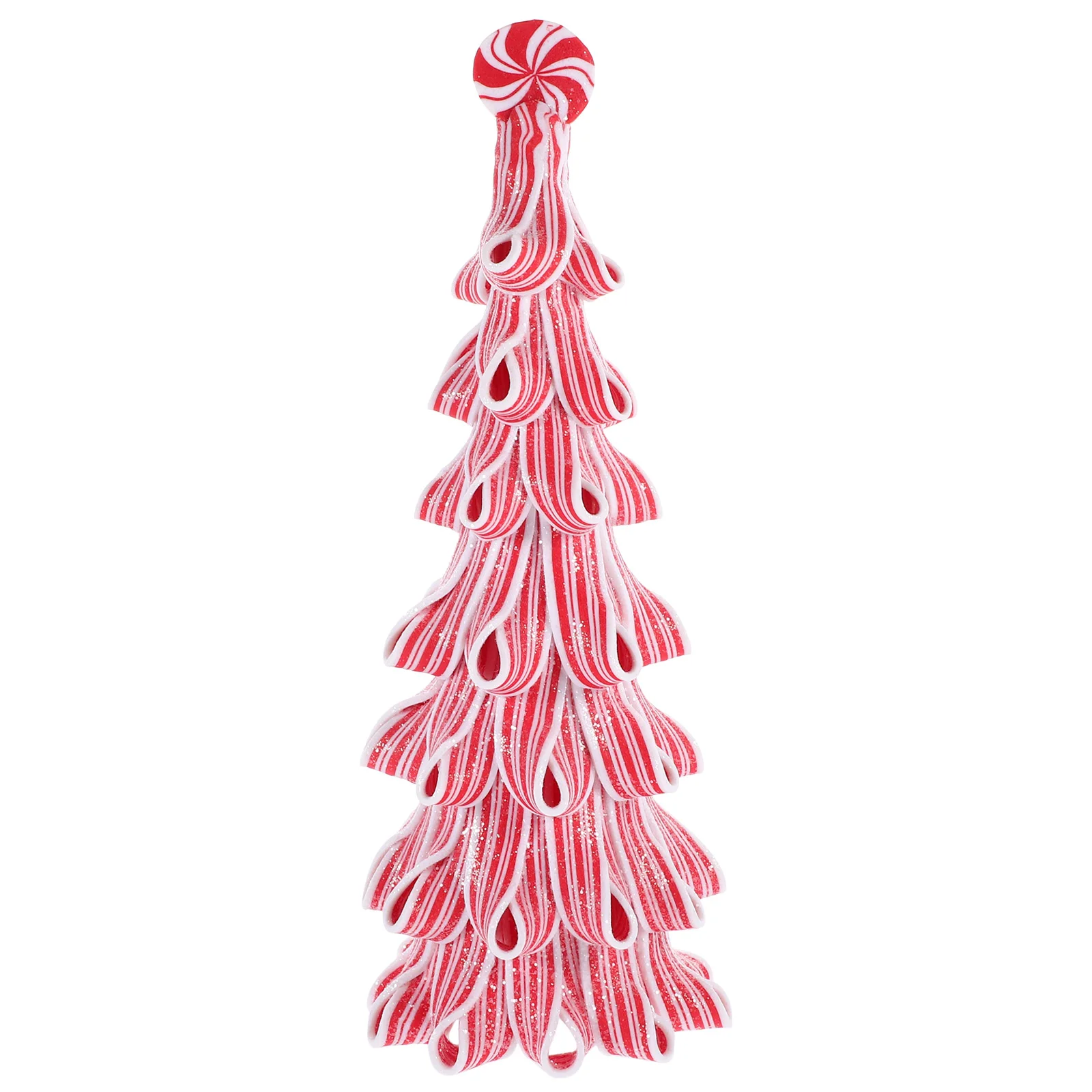 

Christmas Tree Simulation Xmas Ornament Decorative Candy Cane Party Household Pvc Festival Model Desktop Decoration