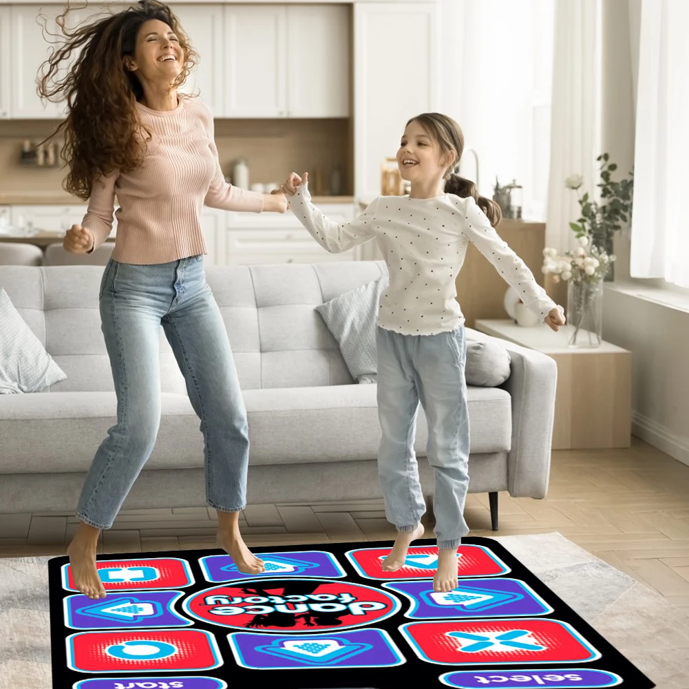 Electronic Dance Pad Non-Slip Dancing Mat Family Music Game Mat for Kids and Adults for Exercise & Games PC TV