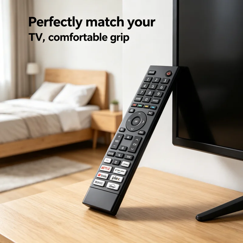Hisense TV용 새 ERF3ZE80 IR 리모컨 교체품, ERF3ZA80 ERF3ZC80 ERF3ZB80과 호환, 음성 기능 없음