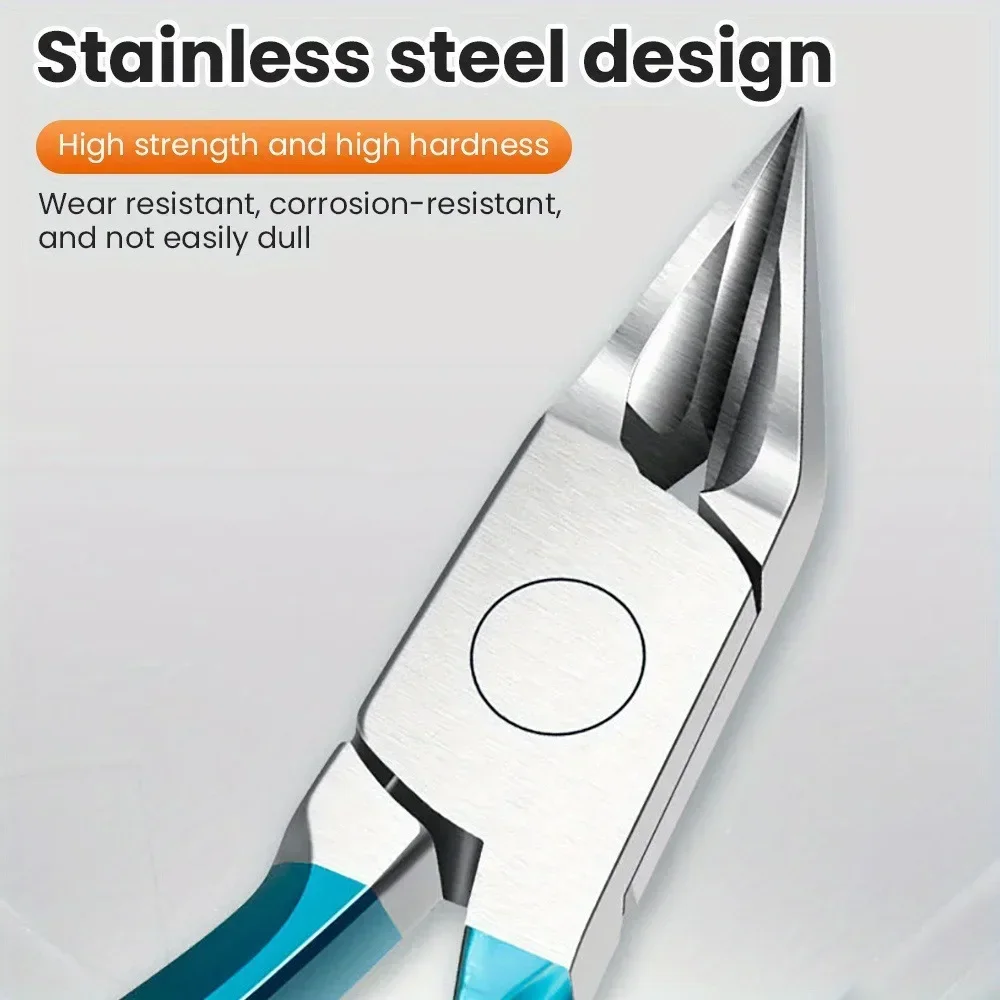 Professional Toenail Clippers For Thick Ingrown Nails Wide Opening Stainless Steel Non-Slip Long Handle