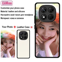Personalized Photo Cases - Custom Silicone, Glass, & Leather Covers for Redmi Note 14ProPlus (Leather Case)
