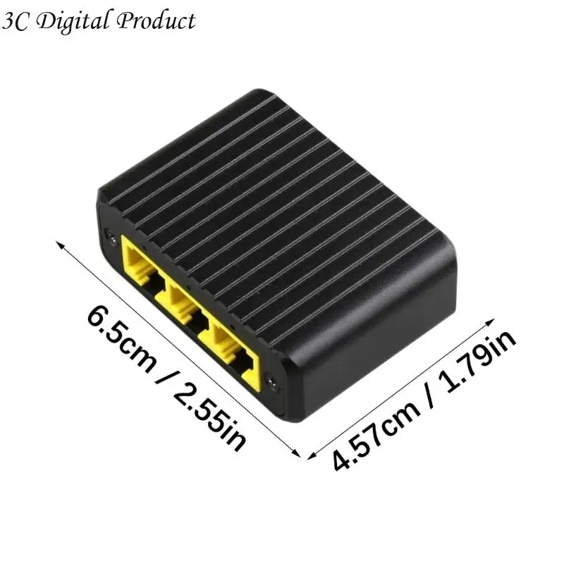 TXE367 기가비트 스위처 4 포트 데스크탑 디자인 IEEE802.3 준수 자동 감지 RJ45 연결 Q84A
