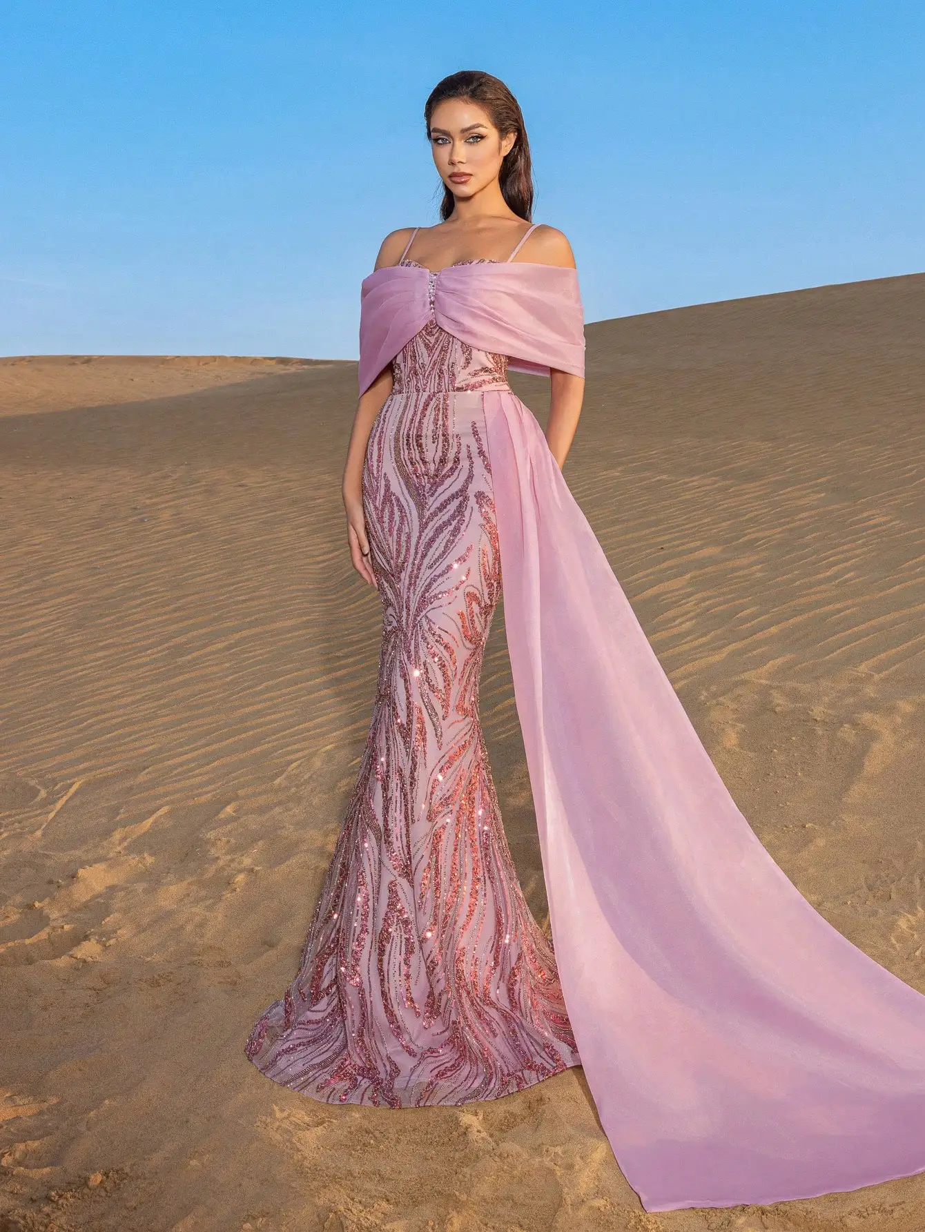 أنيقة قبالة الكتف حورية البحر تنحنح التباين الأورج...