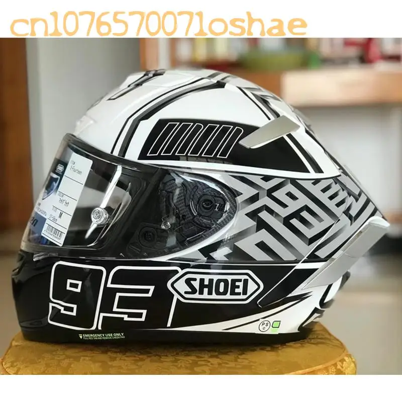 

Motorcycle Full-face Helmet SHOEI X-14 Helmet X-SPIRIT III X-Fourteen Sports bicycle racing helmet Marquez White Ant,Capacete