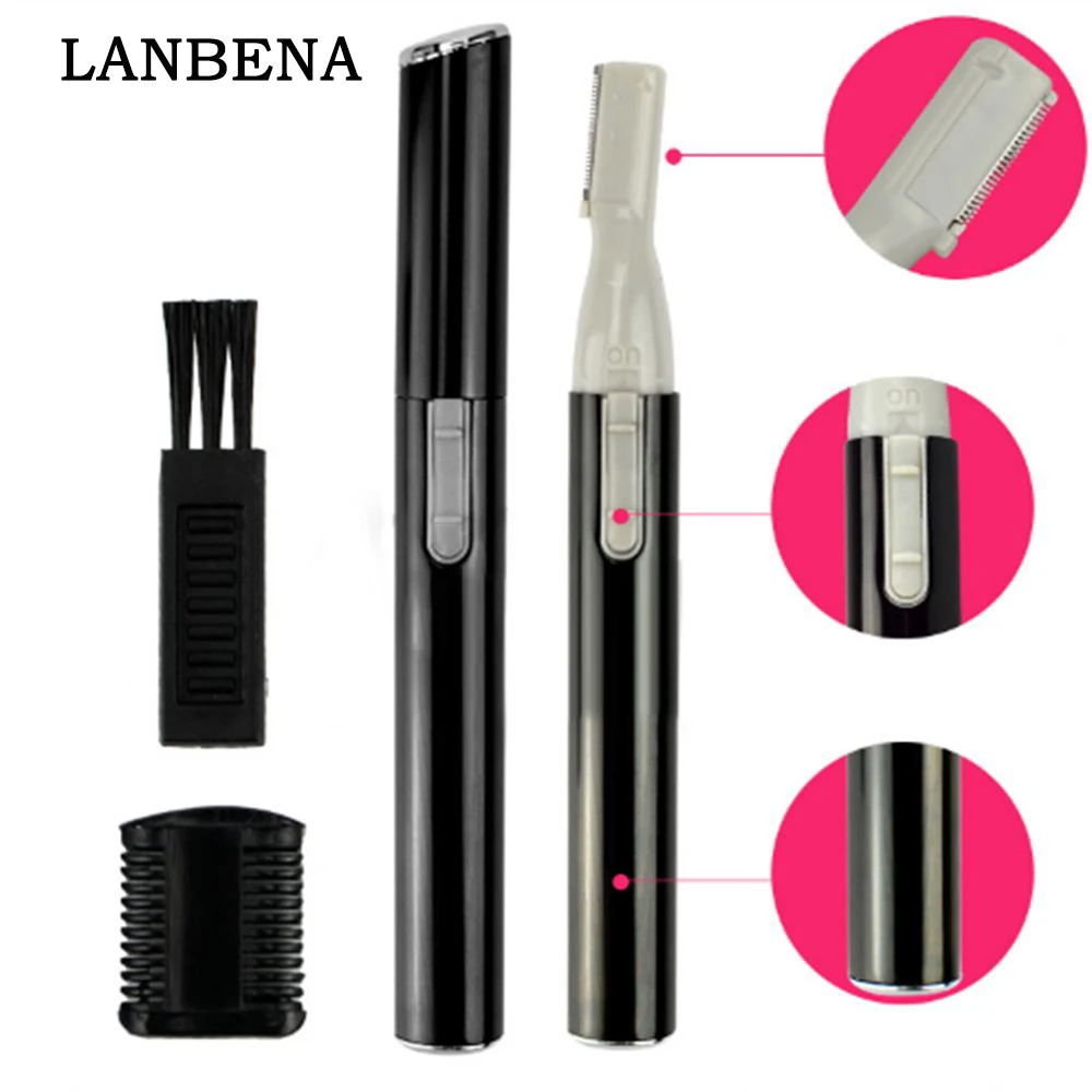 1PC Mini Portable Electric Eyebrow Trimmer Scissors Men Shaving Hair Remover for Women Ladies Body Shaver Razor Epilator