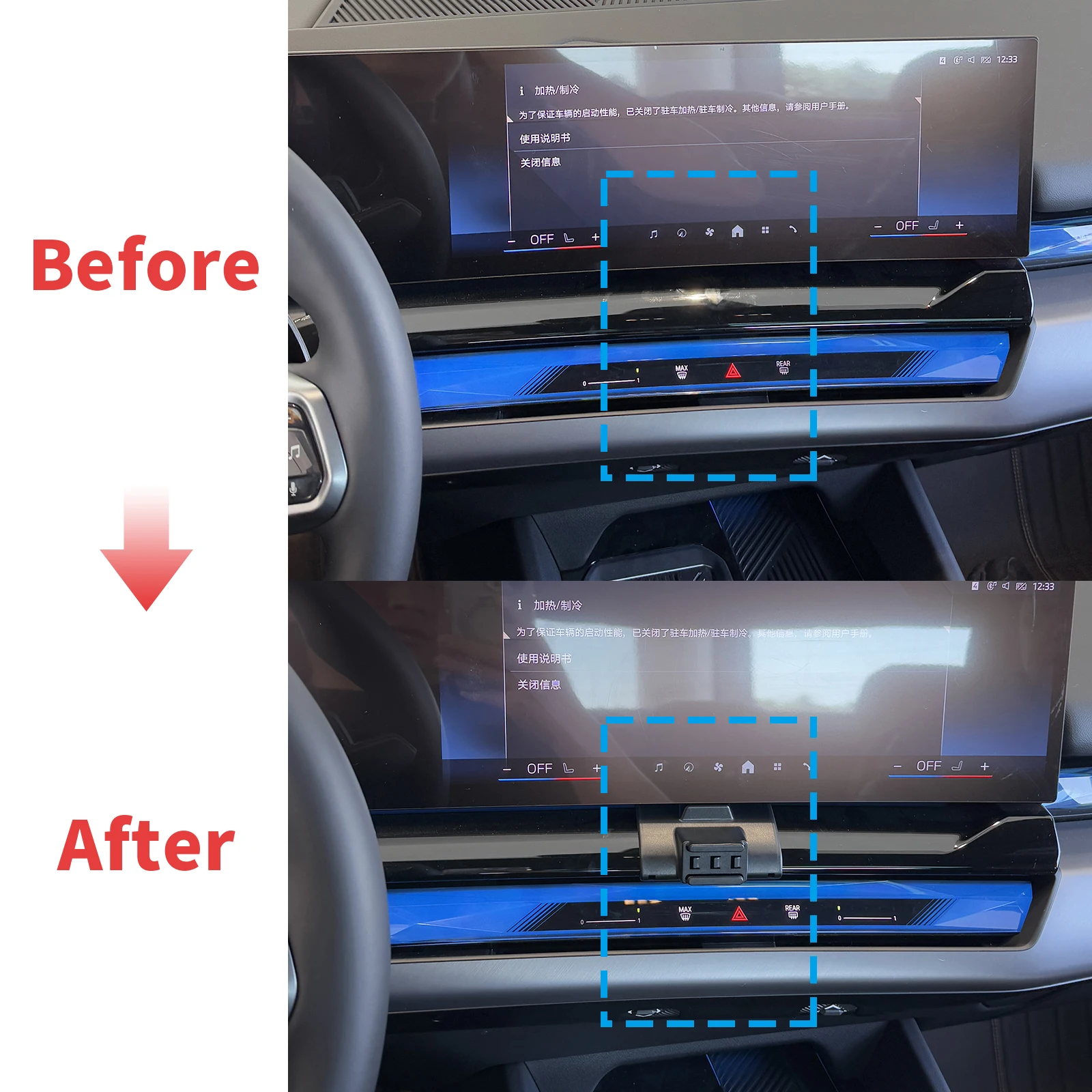 Car Mobile Phone Holder for BMW 5 Series M5 i5 2025 2026 G60 GPS Bracket Navigation Stand Auto Accessories