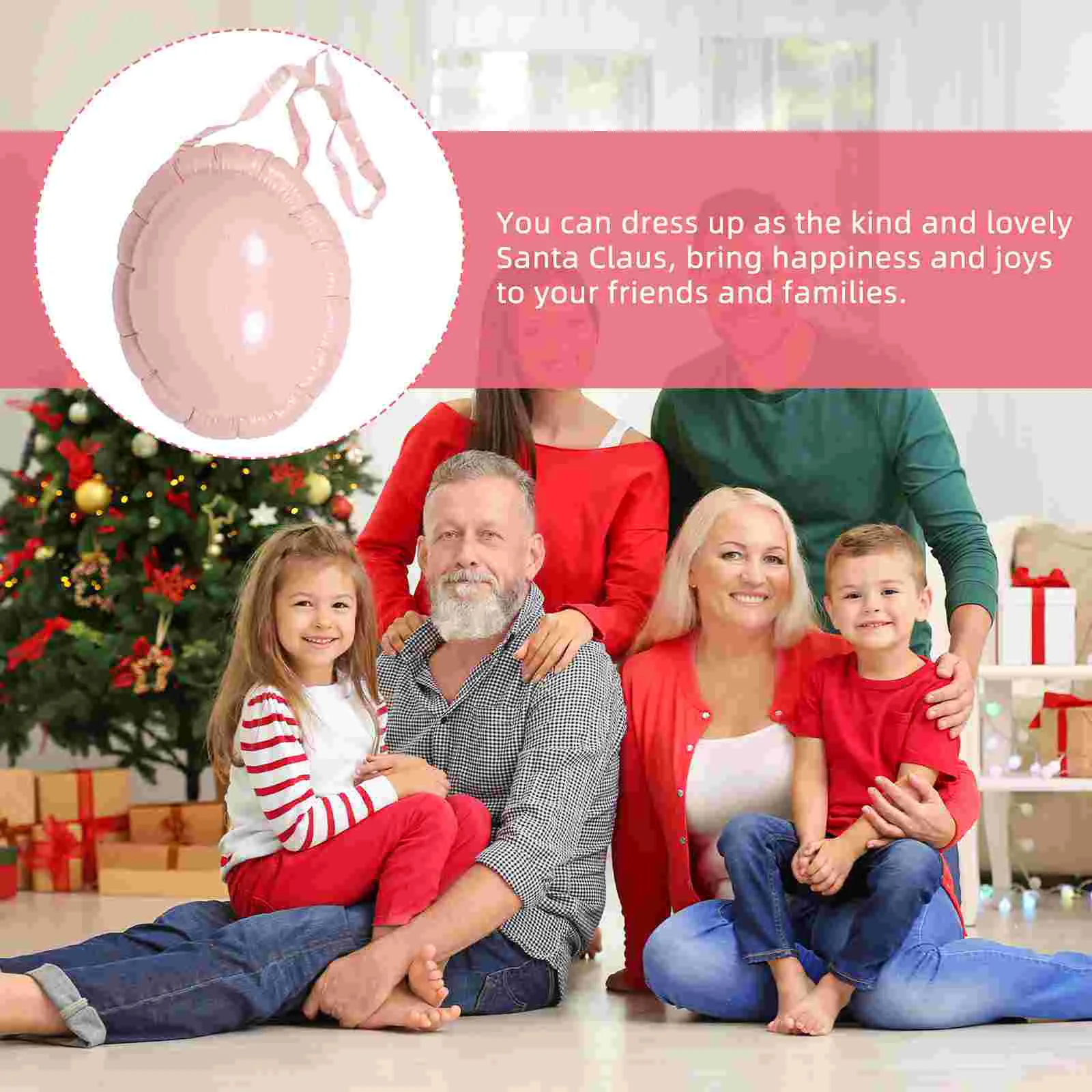 Inflatable Belly Fake Belly Dress Up Inflatable Pregnant Cosplay Costume Prop Santa Claus Costume Prop Realistic Inflatabl cosplay costume santa claus costume halloween party props