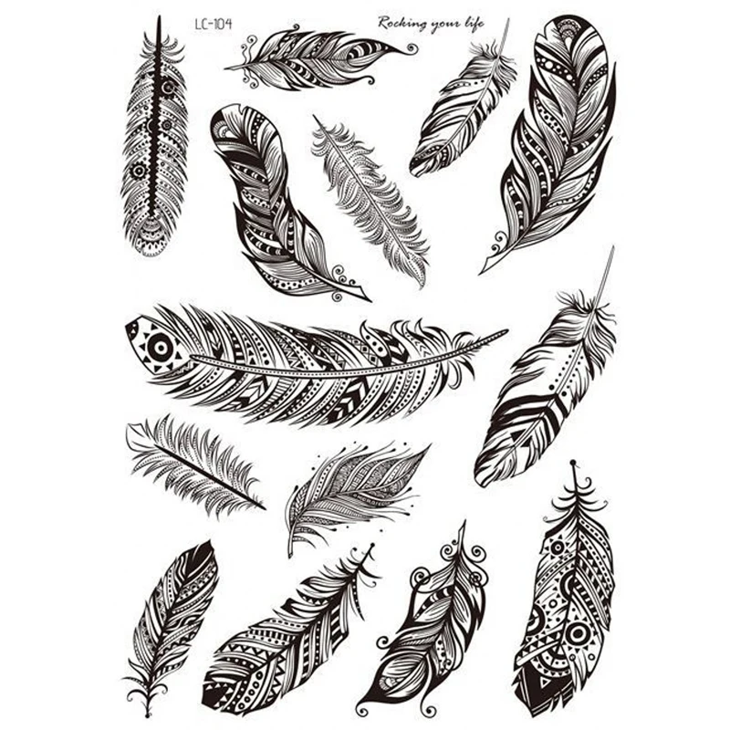 Black Mandala Flower Temporary Tattoo Stickers Chest Arm Waist Body Art Sexy Fake Tatoo Women Girls Waterproof Transfer Tattoo tattoo sticker temporary tattoos