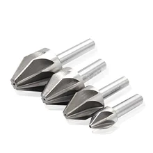 

1pc HSS Countersink 60-120Degree Chamfering End Mill Straight Shank Cutter Drill Bit Chamfer Deburring Tool