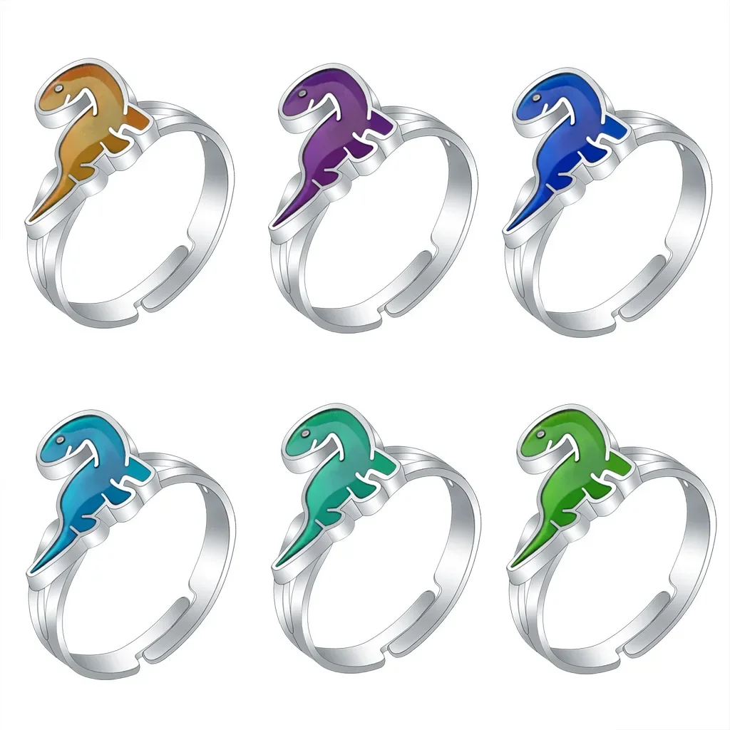 Fashion Cartoon Dinosaur Rings-Animals Aso