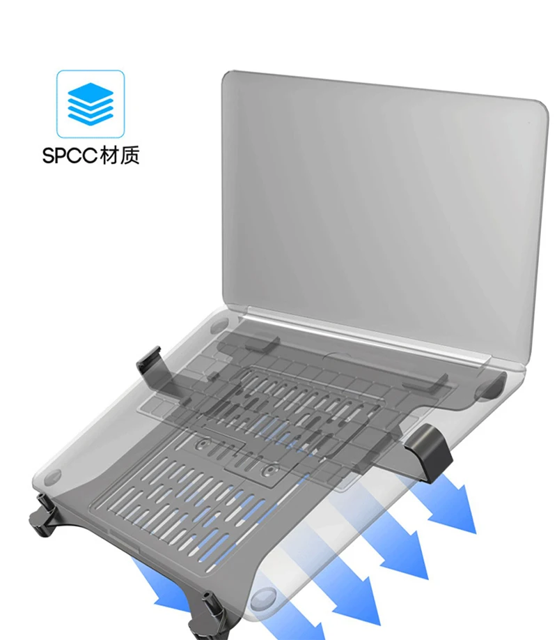 Laptop Mount Stand em Fp2 para 2235 Monitor Mais 1017 Laptop Desktop Holder Notebook Computer Mount Stand nb H100 - Imagem 5