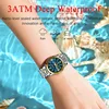 Gold Female Watches Luxury Rhinestone Stainless Steel Bracelet Women Quartz Wrist Watches Luminous Waterproof Date Clock Relojes 2