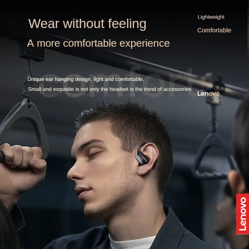 Lenovo-EA305 TWS Earhook Sports Earphones Bluetooth 5.4 Dual Mode Wireless Game Headset HiFi Stereo Earbuds