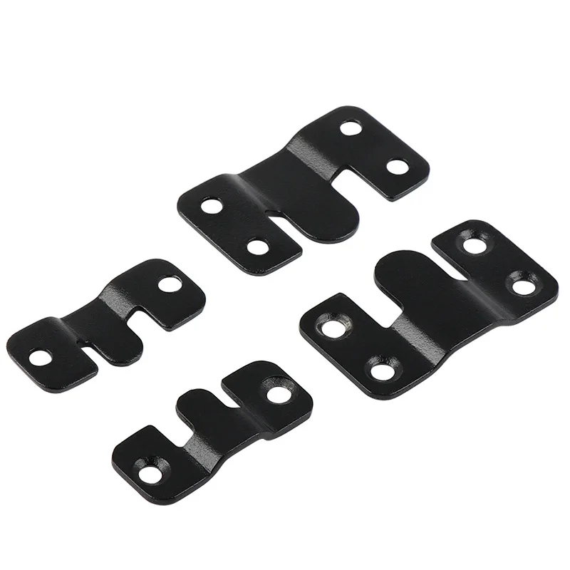 Description Picture 3 of item1pcs Stainless Steel Heavy Duty Picture Frame Hanger Photo Display Hooks Bed Interlocking Hanging Fasteners Furniture Connector