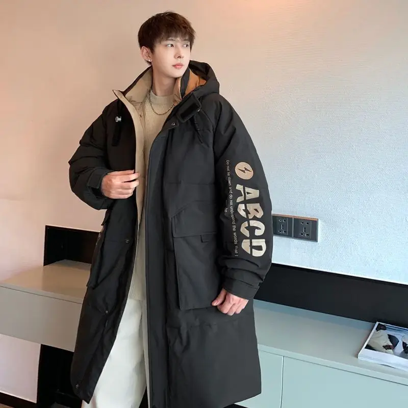 Down Jacket Couples Coat Loose And Warm Waterproof