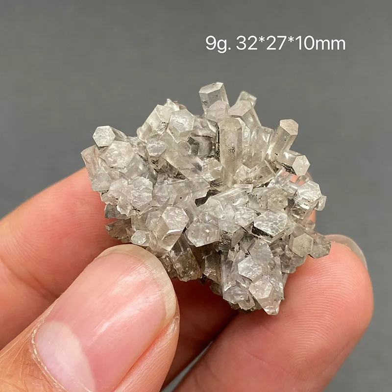 100% natural columnar transparent calcite raw stone mineral specimen healing crystal collection