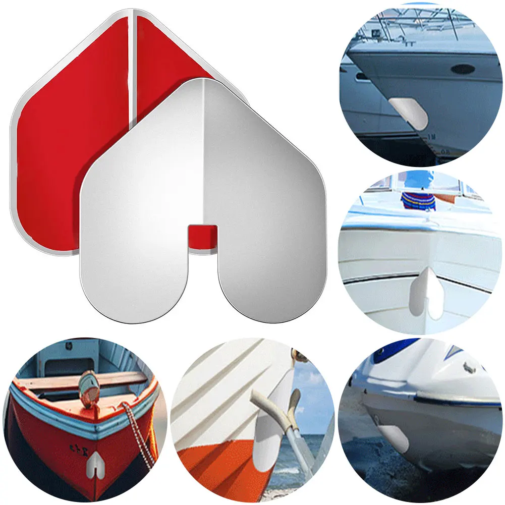 2Pcs Boat Keel Guard with Adhesive Stainless Steel Bow Guard Wear Resist Boat Hull Shield for Wear and Scratches Protection