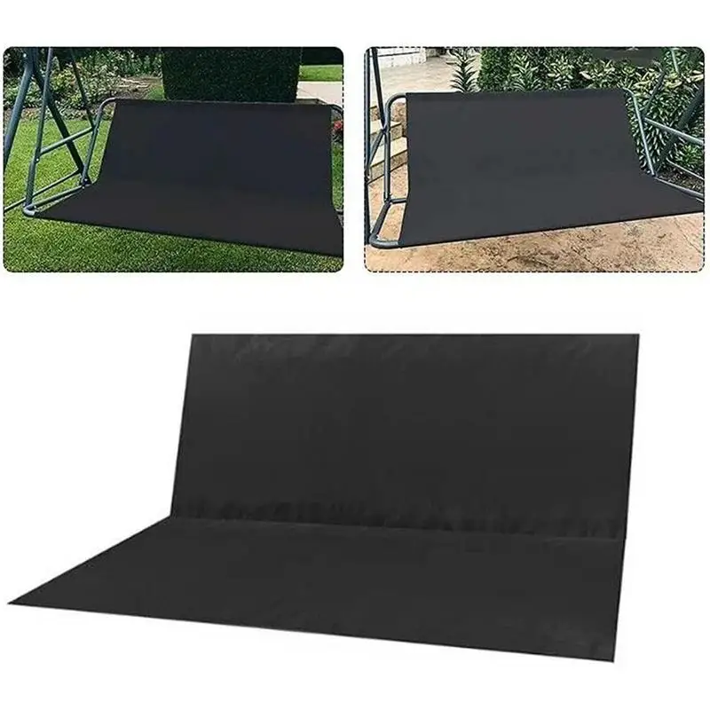 Replaceable Swing Seat Cover Outdoor 600D Thick Fabric Load-bearing Replacement Rainproof Garden Seat Cover For Patio Gar #W0