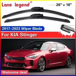 Premium Front Windshield Wiper Blades - Set of 2 - 2017 - 2023 (Front 2pcs)