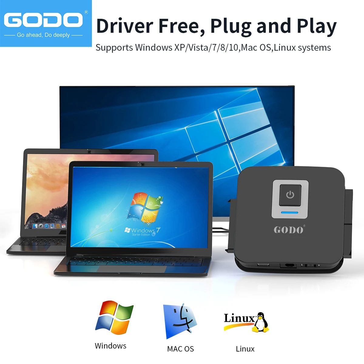 SATA/IDE to USB 3.0 Adapter IDE Hard Drive Adapter Kit SATA Cable Converter hard drive adapter ssd adapter For 2.5/3.5 inch IDE and SATA HDD/SSD