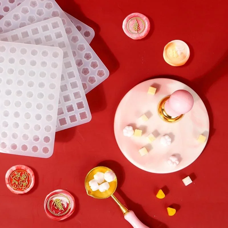 Envelope Mould Making Tool Creative Handmade Molds Mini Cat Paw Shape Wax Seal Stamp Silicone Mold Craft Adhesive Waxing Cards