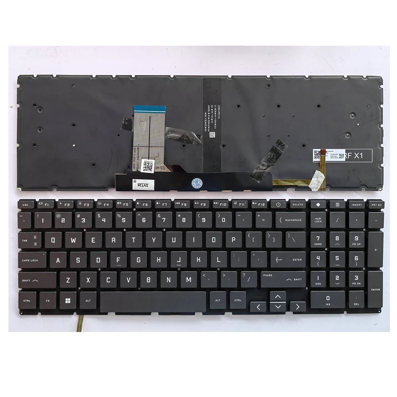 Teclado Inglês para Eua para hp Victus Novo 15-fa 15-fa0000 15-fa0031dx 15-fa0032dx 15-fa0010nr