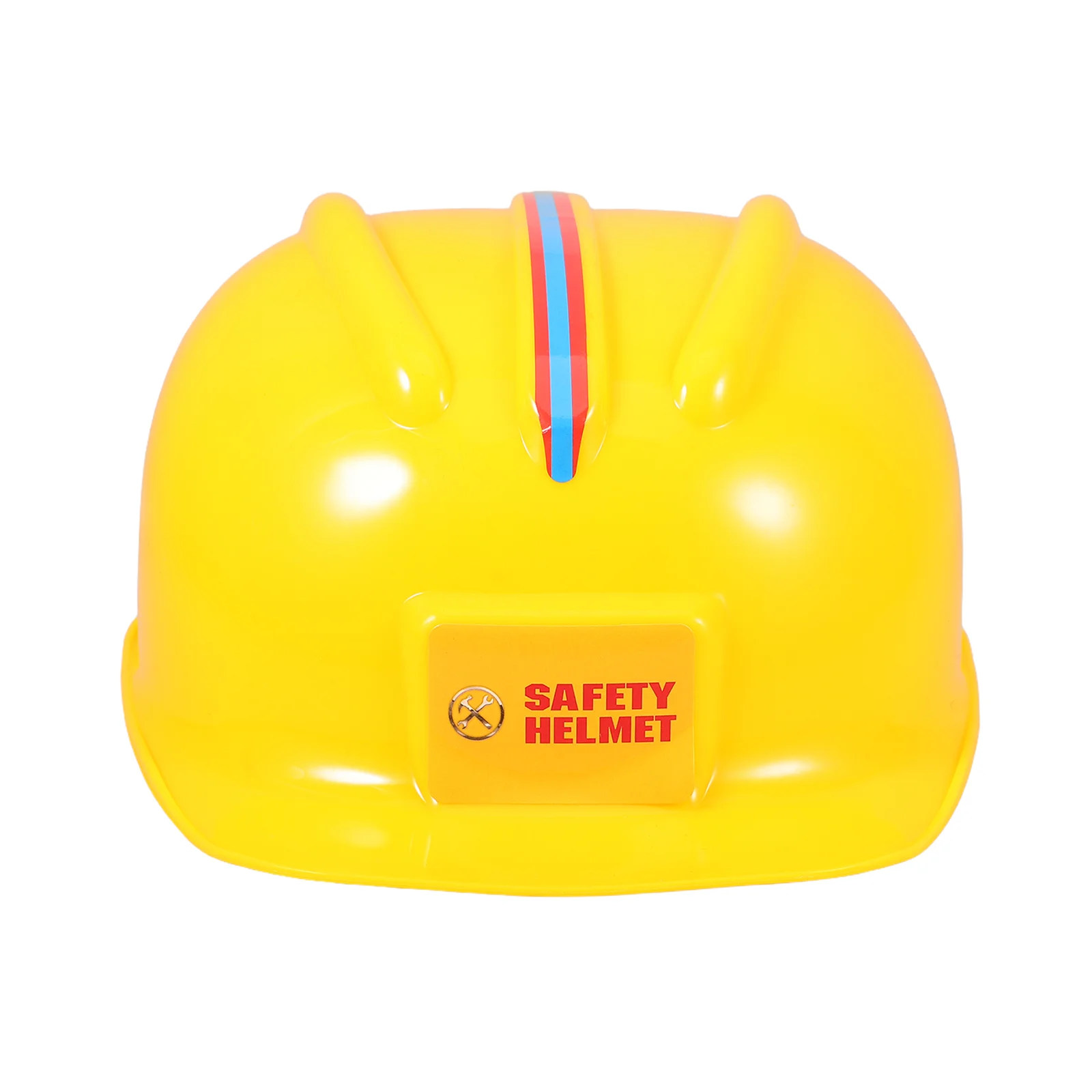 Kids Construction Hard Hat Yellow Simulation Safety Cosplay Eco Lightweight Perfect for Role Play Party