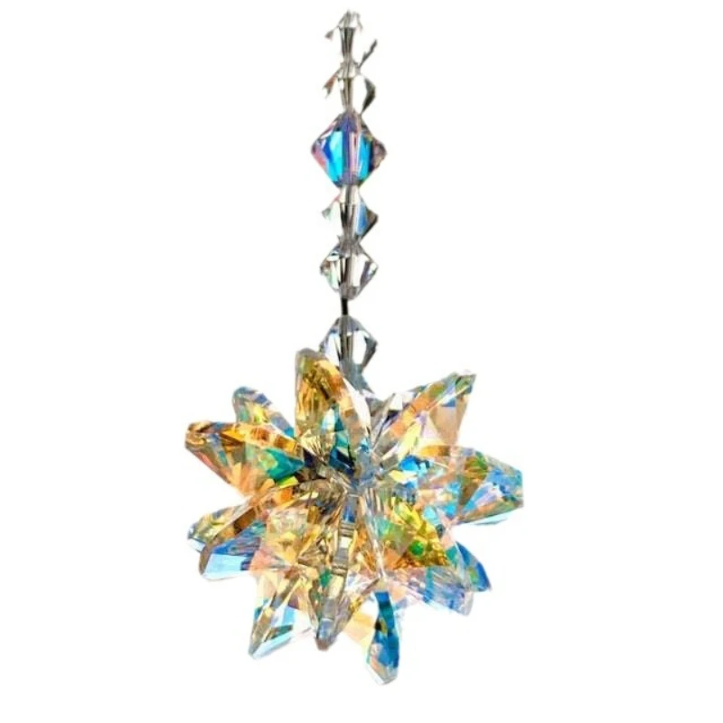 1pc AB Color Suncatcher Window Hanging Office Rainbow Maker Gift Her Aurora Crystal Beads