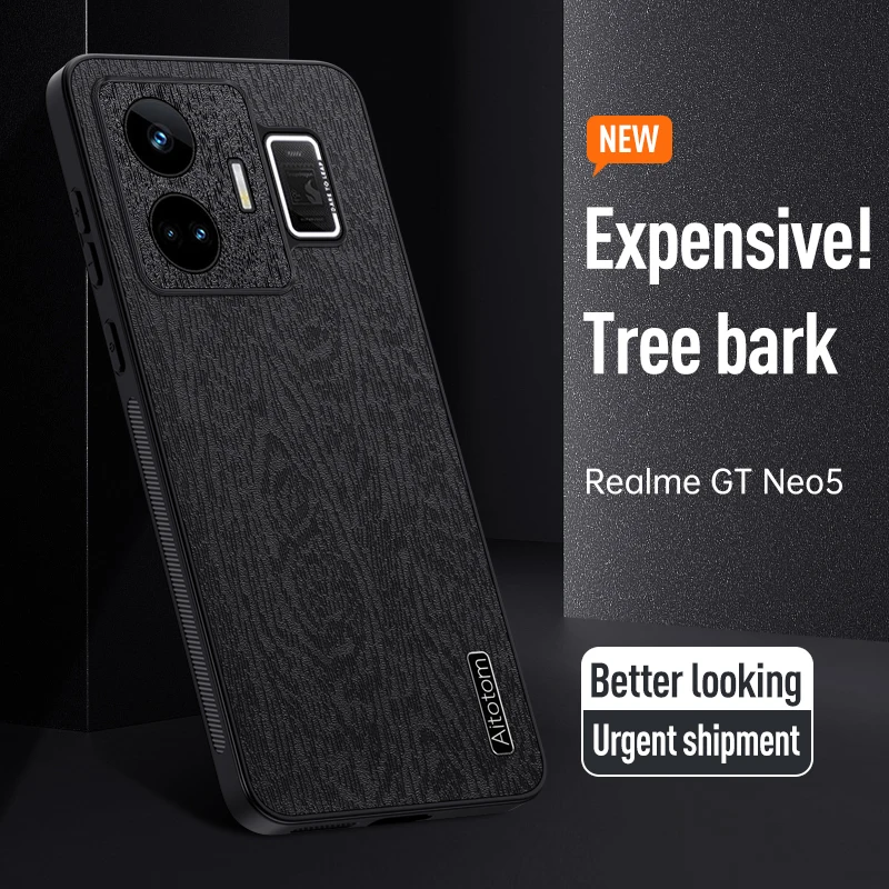 

for Oppo Realme GT Neo 5 Neo5 Phone Case Tree Pattern Leather Frosted Luxury Ultra-thin Soft Cute Cover OppoRealmeGTNeo5 RMX3706