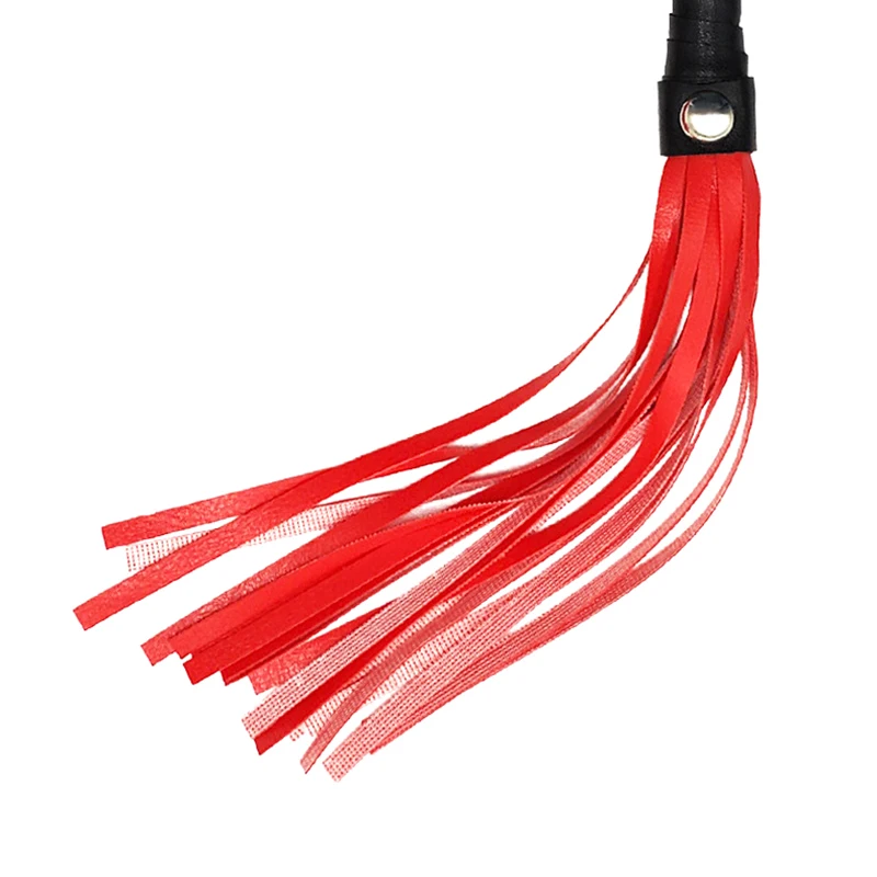Pu Leather Pimp Whip Racing Riding Crop Party Flogger Hand Cuffs Queen Horse Riding Whip